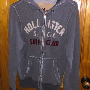 Hollister zippered hoodie